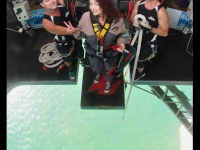 Ali about to bungy jump