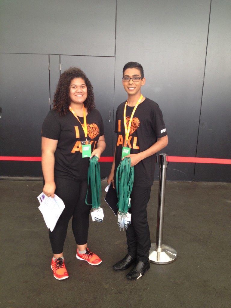 ITC students Alex Murti and 