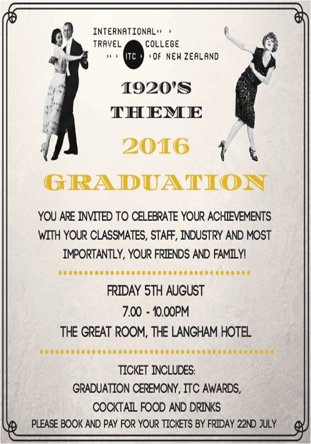 ITC Graduation 2016 invite